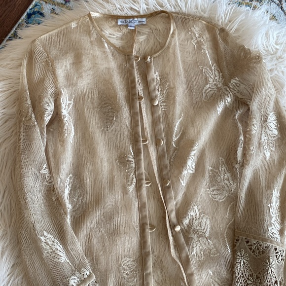 Vintage THE WHITE House long cardigan - Picture 2 of 15